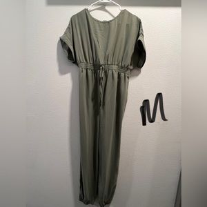 Medium Sage Green Jumpsuit from Shein